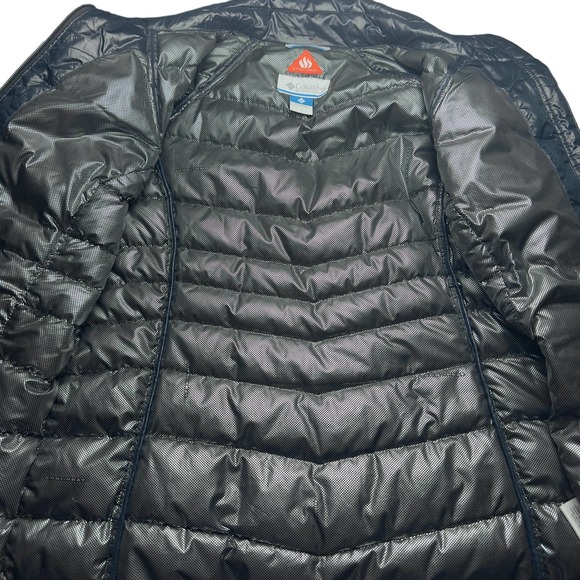 Columbia | Women | 650TD Omni Heat Navy Blue Radial Down Puffer Jacket | Large - Picture 7 of 15